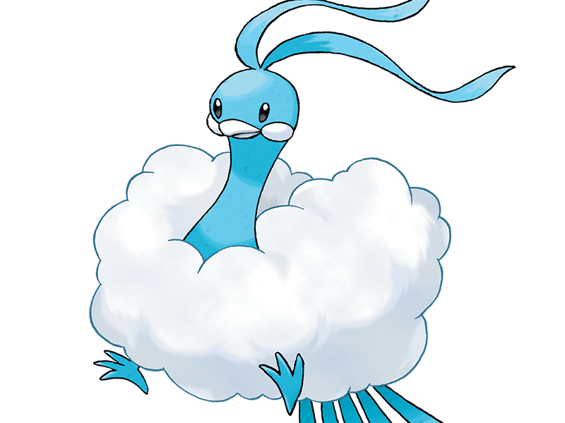 altaria tyltalis pokemon pkm jeu anime type dragon vol 3g hoenn virevolteur