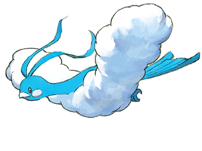 altaria tyltalis pokemon pkm jeu anime type dragon vol 3g hoenn virevolteur
