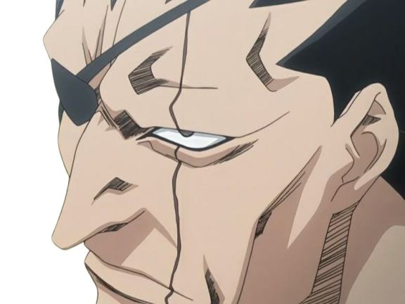 zaraki kenpachi bleach sepp bloop