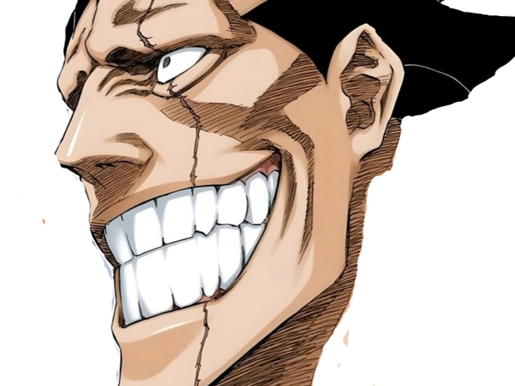 zaraki kenpachi bleach sepp bloop