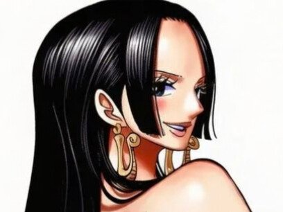 boa hancock one piece boucle oreille serpent cheveux noirs bloop