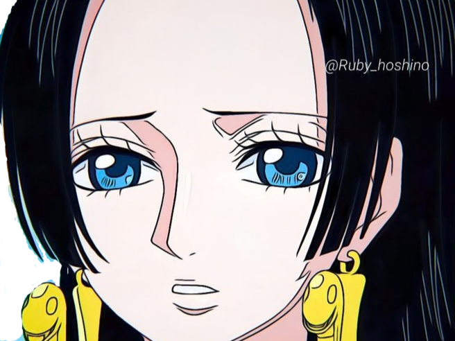 boa hancock one piece boucle oreille serpent cheveux noirs bloop