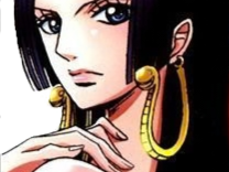 boa hancock one piece boucle oreille serpent cheveux noirs bloop