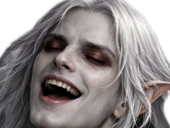 elfe blanc albinos mechant fou homme