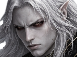 elfe blanc albinos mechant fou homme