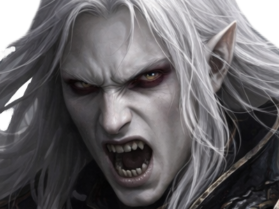 elfe blanc albinos mechant fou homme