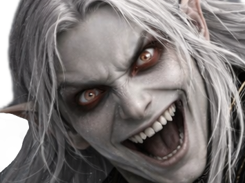 elfe blanc albinos mechant fou homme