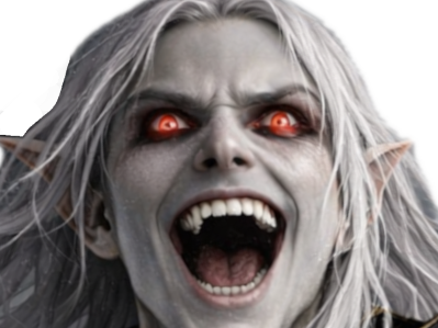 elfe blanc albinos mechant fou homme