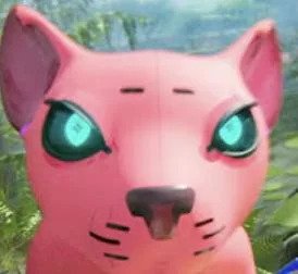 marathon bungie chat 3d cute kawai rose regarde miaou neko cat game jeu