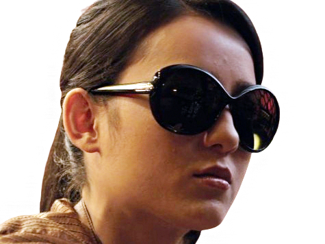 julie estelle indonesienne actrice badass lunettes soleil regard obscurite asiatique