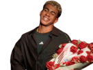 lamine-yamal-fleur-fleurs-saint-valentin-romeo-sourire-amant-couple-love-amour-roses-rose-bouquet