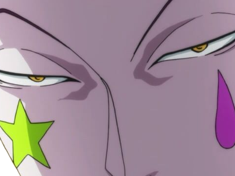 hisoka morow hunter x hunterxhunter anime manga cheveux-rouge yeux-jaunes clown magicien nen transformation assassin sociopathe