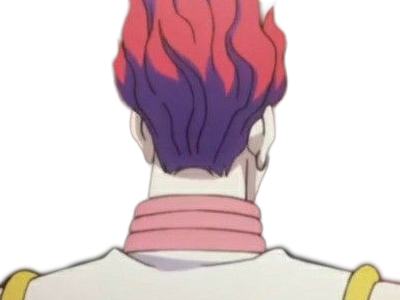 hisoka morow hunter x hunterxhunter anime manga cheveux-rouge yeux-jaunes clown magicien nen transformation assassin sociopathe