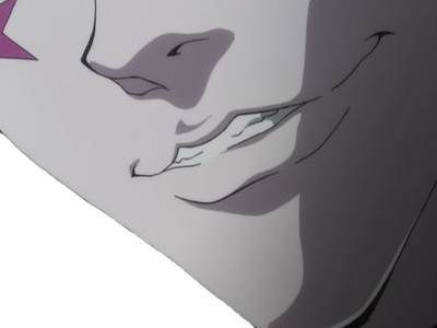 hisoka morow hunter x hunterxhunter anime manga cheveux-rouge yeux-jaunes clown magicien nen transformation assassin sociopathe