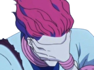 hisoka morow hunter x hunterxhunter anime manga cheveux-rouge yeux-jaunes clown magicien nen transformation assassin sociopathe