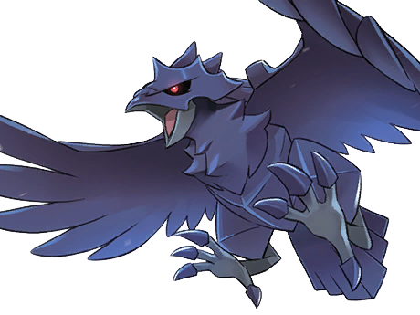 corvaillus corviknight armorga pokemon pkm jeu anime type vol acier 8g galar corbeau