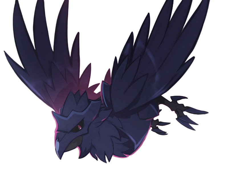 corvaillus corviknight armorga pokemon pkm jeu anime type vol acier 8g galar corbeau
