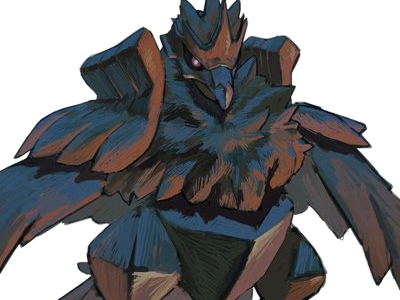 corvaillus corviknight armorga pokemon pkm jeu anime type vol acier 8g galar corbeau