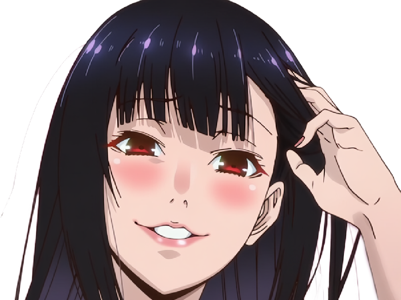 Sticker yumeko gambling school jabami waifu lucy moupe eternelle seconde par Dark-63
