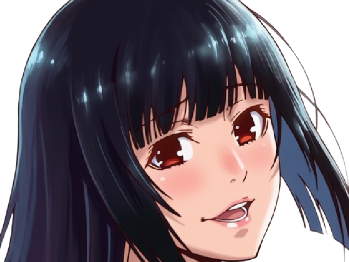Sticker yumeko gambling school jabami waifu lucy moupe eternelle seconde par Dark-63