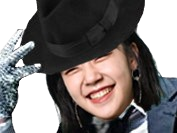 chae won bin actrice coreenne chapeau wonki michael jackson sourire rire