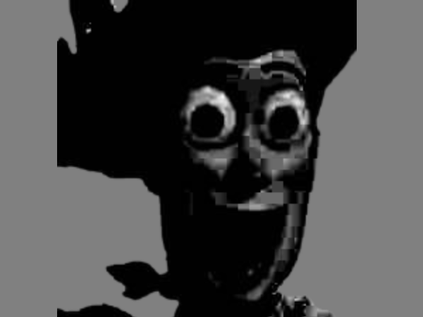 woody toy story friend inside me mascotte cowboy far west moupe monstre mikey v pete