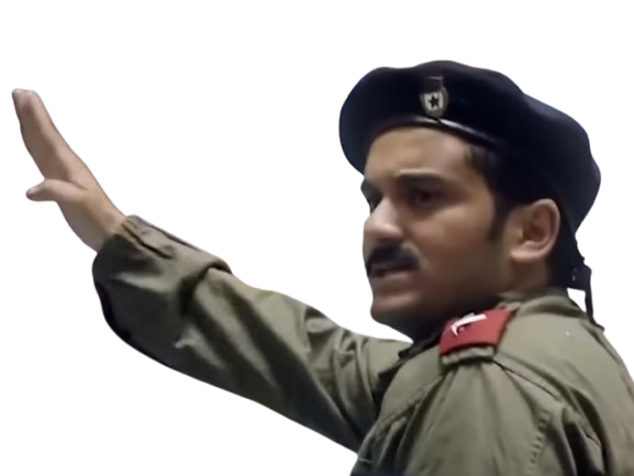 colonel sahlawi malik benthala jamel debbouze iran guerre poutine uniforme