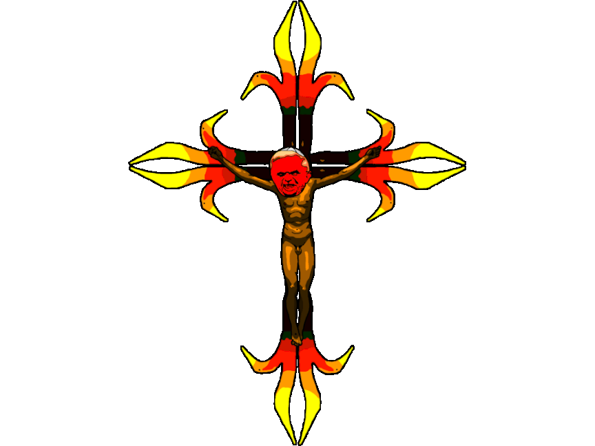 tison benoit 16 ratzinger joseph pape pope cardinal jesus christe catholique 666 satanique satan belzebuth