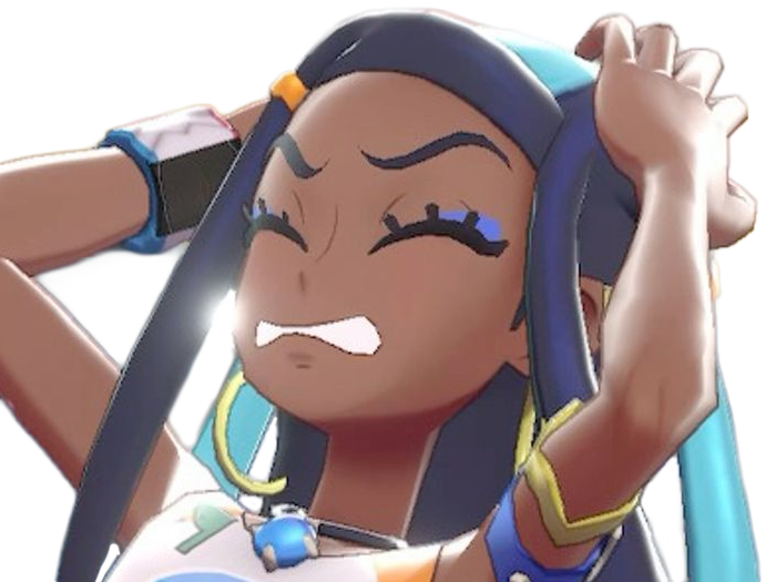 donna nessa pokemon pkm 8g championne dresseuse arene skifford galar eau waifu femme anime jeu