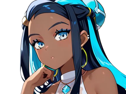 donna nessa pokemon pkm 8g championne dresseuse arene skifford galar eau waifu femme anime jeu