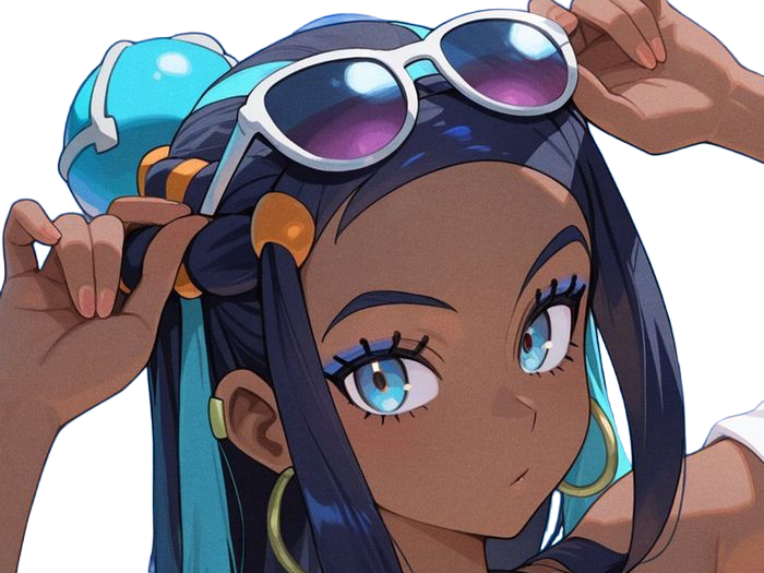 donna nessa pokemon pkm 8g championne dresseuse arene skifford galar eau waifu femme anime jeu