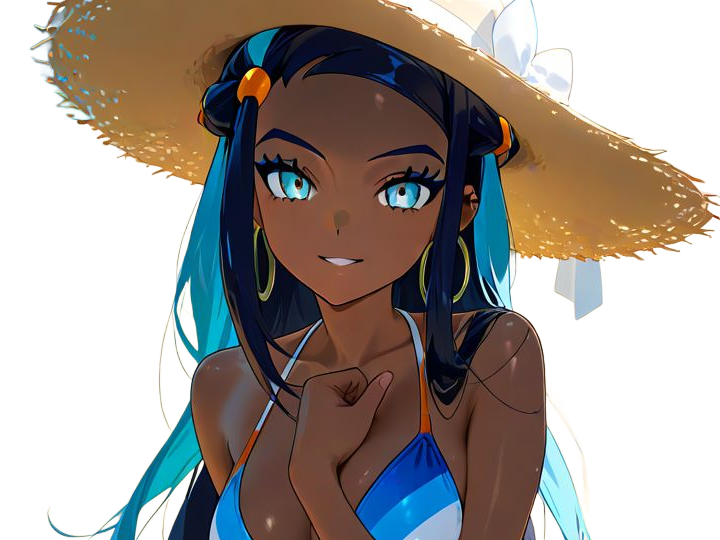 donna nessa pokemon pkm 8g championne dresseuse arene skifford galar eau waifu femme anime jeu