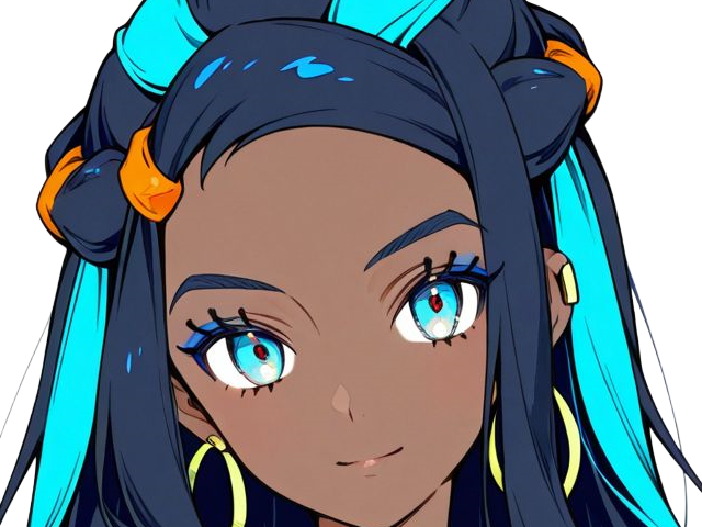 Sticker donna nessa pokemon pkm 8g championne dresseuse arene skifford galar eau waifu femme anime jeu par Dark-63