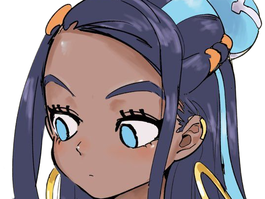 Sticker donna nessa pokemon pkm 8g championne dresseuse arene skifford galar eau waifu femme anime jeu par Dark-63