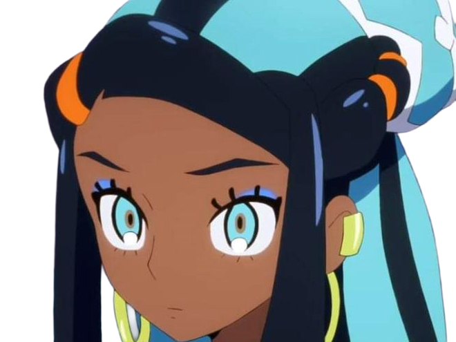 donna nessa pokemon pkm 8g championne dresseuse arene skifford galar eau waifu femme anime jeu