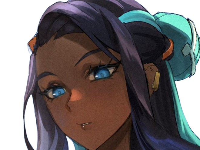 donna nessa pokemon pkm 8g championne dresseuse arene skifford galar eau waifu femme anime jeu