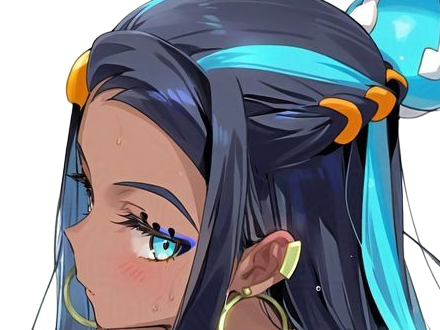 Sticker donna nessa pokemon pkm 8g championne dresseuse arene skifford galar eau waifu femme anime jeu par Dark-63