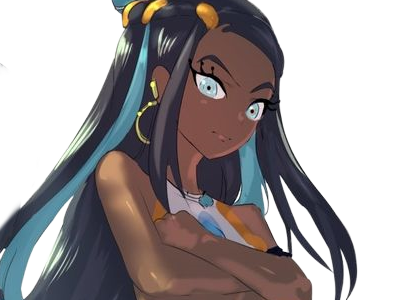 donna nessa pokemon pkm 8g championne dresseuse arene skifford galar eau waifu femme anime jeu