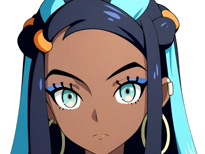 donna nessa pokemon pkm 8g championne dresseuse arene skifford galar eau waifu femme anime jeu