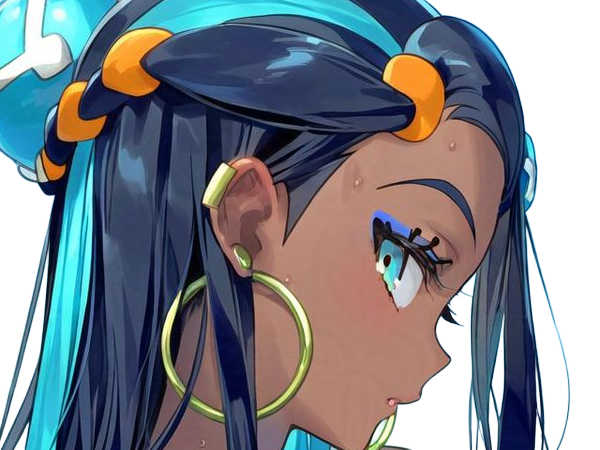 donna nessa pokemon pkm 8g championne dresseuse arene skifford galar eau waifu femme anime jeu