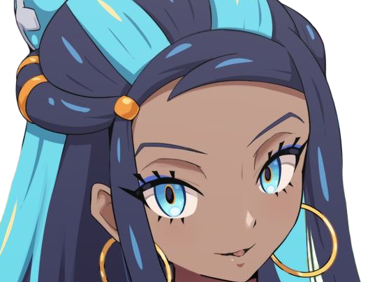donna nessa pokemon pkm 8g championne dresseuse arene skifford galar eau waifu femme anime jeu