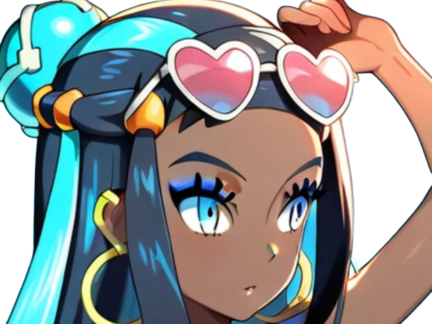 donna nessa pokemon pkm 8g championne dresseuse arene skifford galar eau waifu femme anime jeu