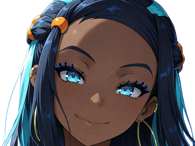 donna nessa pokemon pkm 8g championne dresseuse arene skifford galar eau waifu femme anime jeu