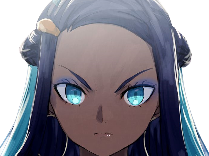 Sticker donna nessa pokemon pkm 8g championne dresseuse arene skifford galar eau waifu femme anime jeu par Dark-63