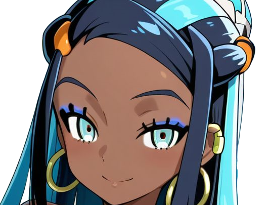 Sticker donna nessa pokemon pkm 8g championne dresseuse arene skifford galar eau waifu femme anime jeu par Dark-63