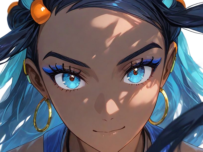 donna nessa pokemon pkm 8g championne dresseuse arene skifford galar eau waifu femme anime jeu