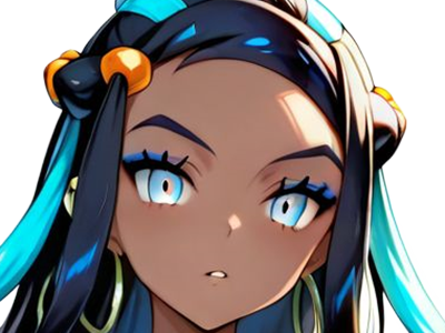 donna nessa pokemon pkm 8g championne dresseuse arene skifford galar eau waifu femme anime jeu