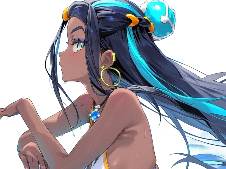 donna nessa pokemon pkm 8g championne dresseuse arene skifford galar eau waifu femme anime jeu