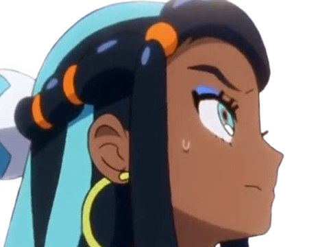 Sticker donna nessa pokemon pkm 8g championne dresseuse arene skifford galar eau waifu femme anime jeu par Dark-63