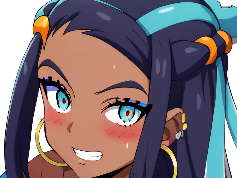 donna nessa pokemon pkm 8g championne dresseuse arene skifford galar eau waifu femme anime jeu